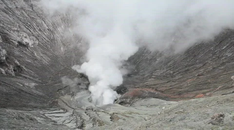 Crater Bromo Volcano  库存影片 768119