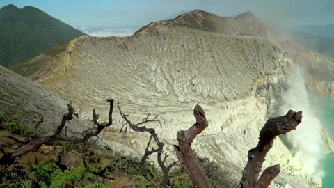 Crater of Ijen volcano. Java. Indonesia 動画素材 269272973
