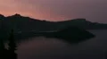 Crater Lake 08 Sunrise Wizard Island HD Footage