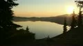 Crater Lake 16 Sunrise Wizard Island HD Footage