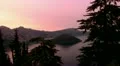 Crater Lake 26 Sunset Wizard Island HD Footage