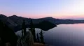 Crater Lake 28 Sunset Wizard Island HD Footage