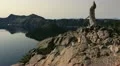 Crater Lake 59 Dolly L Wizard Island HD Footage