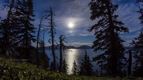 Crater Lake Video stock 56222970