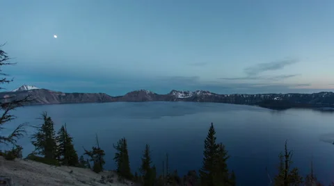 Crater Lake Stock Footage 56223152
