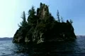 Crater Lake High Speed 120fps 16 Slow Motion Boat Shot Wizard Island Footage