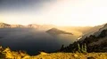 Crater Lake National Park Time Lapse of Wildfire Smoke Moving In 4k or 4k+ Resolution
