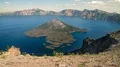 Crater Lake National Park Time Lapse of Wizard Island 4k or 4k+ Resolution