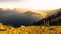 Crater Lake National Park Time Lapse of Wildfire Smoke Moving In over Wizard Isl 4k or 4k+ Resolution