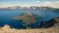 Crater Lake National Park Time Lapse of Wizard Island 4k or 4k+ Resolution