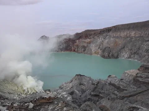 Crater Foto stock