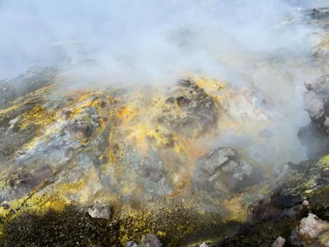 Craters of Etna Foto stock