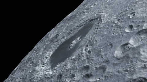 Craters on the Moon  Exclusive Stock Footage 200162731