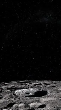 Craters in the surface of the Moon. Elements of this image furnished by NASA' Stock Photos