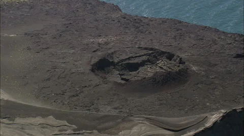 Craters On Surtsey Stockbeeldmateriaal 65387339