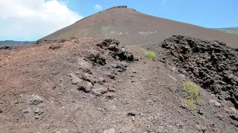 Craters under Etna Stock Photos