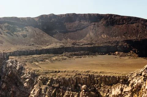 Craters of volcanos Stock Photos