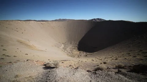CRATOR ATOMIC BOMB TEST NEVADA Stock Footage 48000452