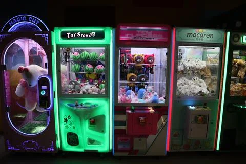 Craw machine in mall Stock Photos