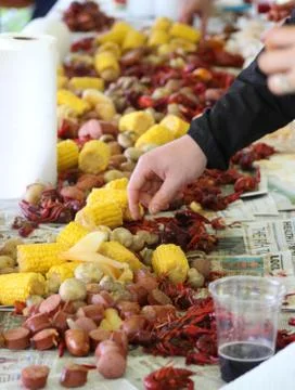 Crawfish Boil Stock Photos