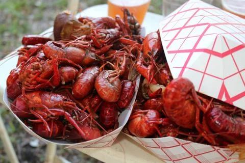 Crawfish Broil Stock Photos