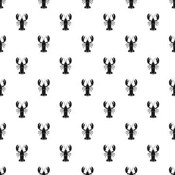 Crawfish pattern vector イラスト素材