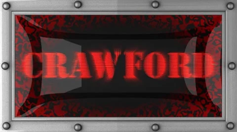 Crawford on led Stockbeeldmateriaal 8693188