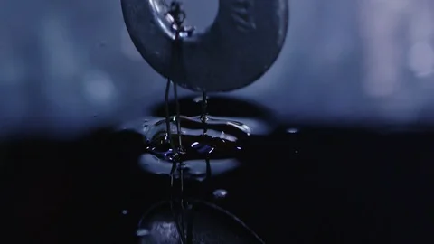 Crawler chains covered with machine oil Stock Footage 97457525