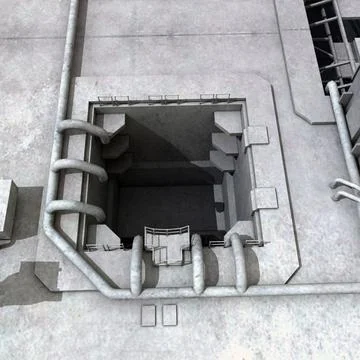Crawler Mobile Launch Platform 3D Model