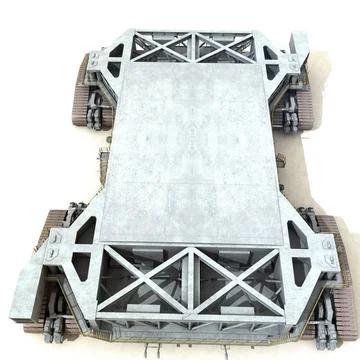 Crawler transporter 3D Model
