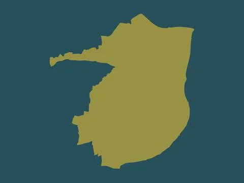 Crawley, England - Great Britain. Solid color shape Illustrazione stock