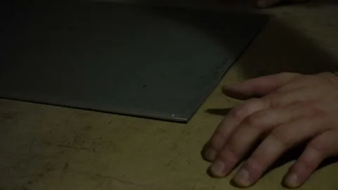 Crawling addict bound in chains Stock Footage 95085516