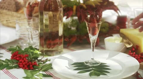 A crayfish party Stock Footage 11205534