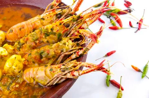 Crayfish Stew Stock Photos
