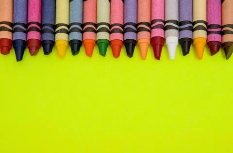 Crayon Border Stock Photos