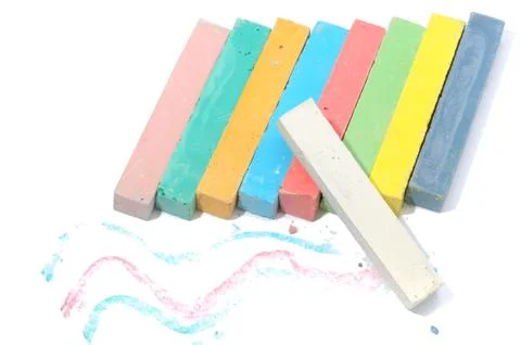 Crayon chalk Stock Photos