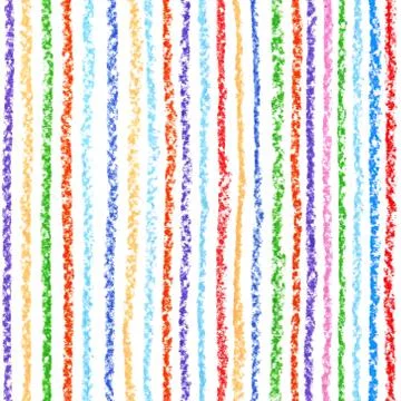 Crayon colored seamless pattern stripes. Hand drawing repeat straight texture 库存插图