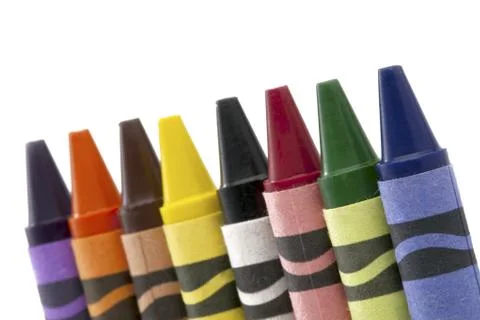 Crayon head Foto stock