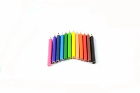 Crayon isolated Stock Photos