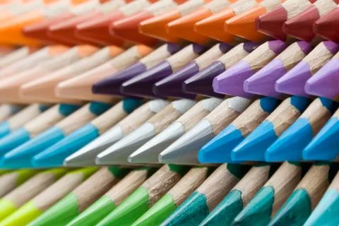 Crayon Pattern Stockfoto's