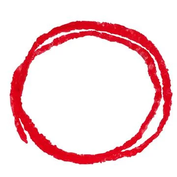 Crayon scribble texture stain isolated on white background Stock Illustration