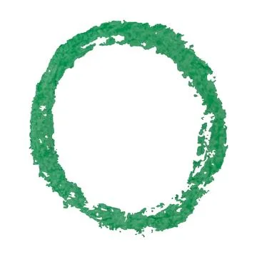 Crayon scribble texture stain isolated on white background Stock Illustration