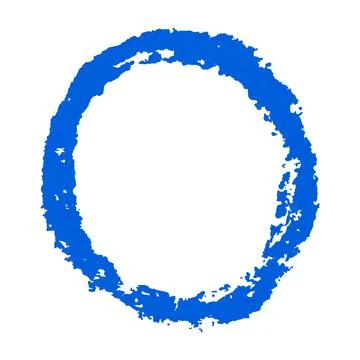 Crayon scribble texture stain isolated on white background Stock Illustration