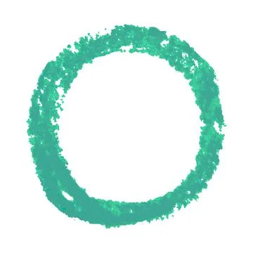 Crayon scribble texture stain isolated on white background Stock Illustration