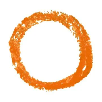 Crayon scribble texture stain isolated on white background Stock Illustration