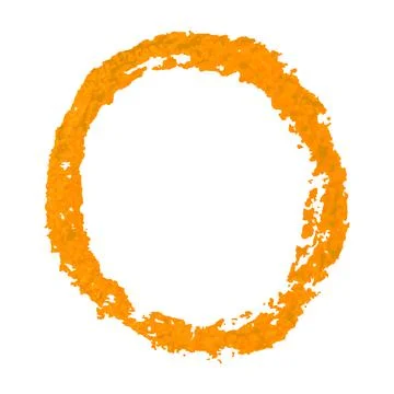 Crayon scribble texture stain isolated on white background Stock Illustration