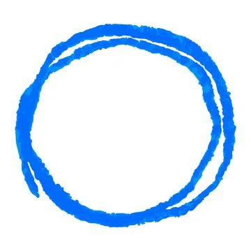 Crayon scribble texture stain isolated on white background Stock Illustration