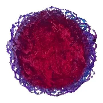 Crayon scribble texture stain isolated on white background Stock Illustration