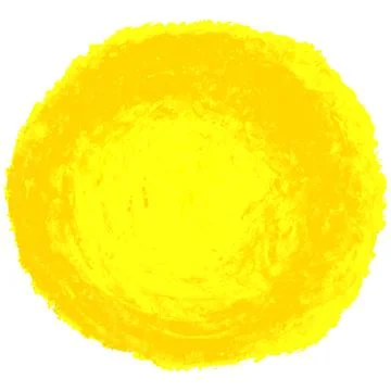 Crayon scribble texture stain isolated on white background Stock Illustration