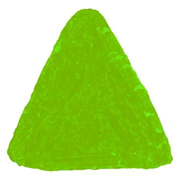 Crayon scribble textured triangle shape Stock Illustration
